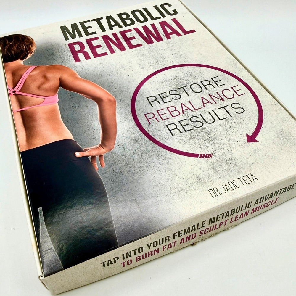 Metabolic Renewal Dr Jade Teta 12 Week Female Program 4 Phase DVD & Guide Set
